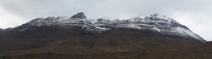 Liathach ridge. Scoured in places.
