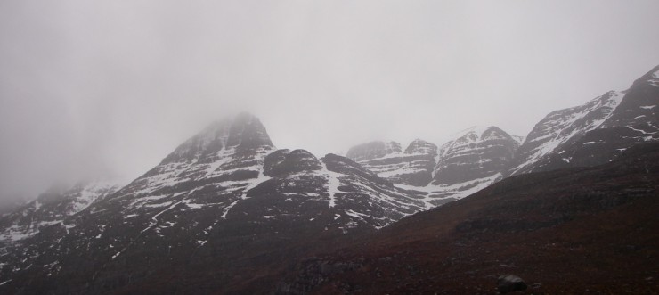 Liathach. How much longer will the ice on Pyramid buttress last?