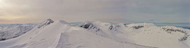 The main ridge, Beinn Eighe.