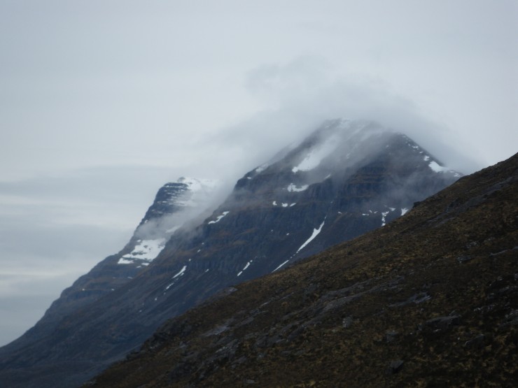 Cloud building over Liathach