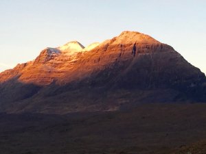 A cold clear morning.