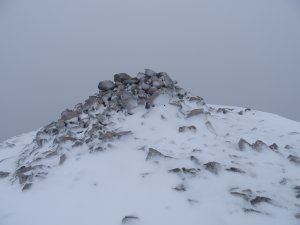 Fresh snow on summits