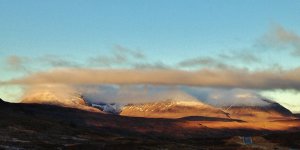 Frosty and Cloudy in the Fannaichs