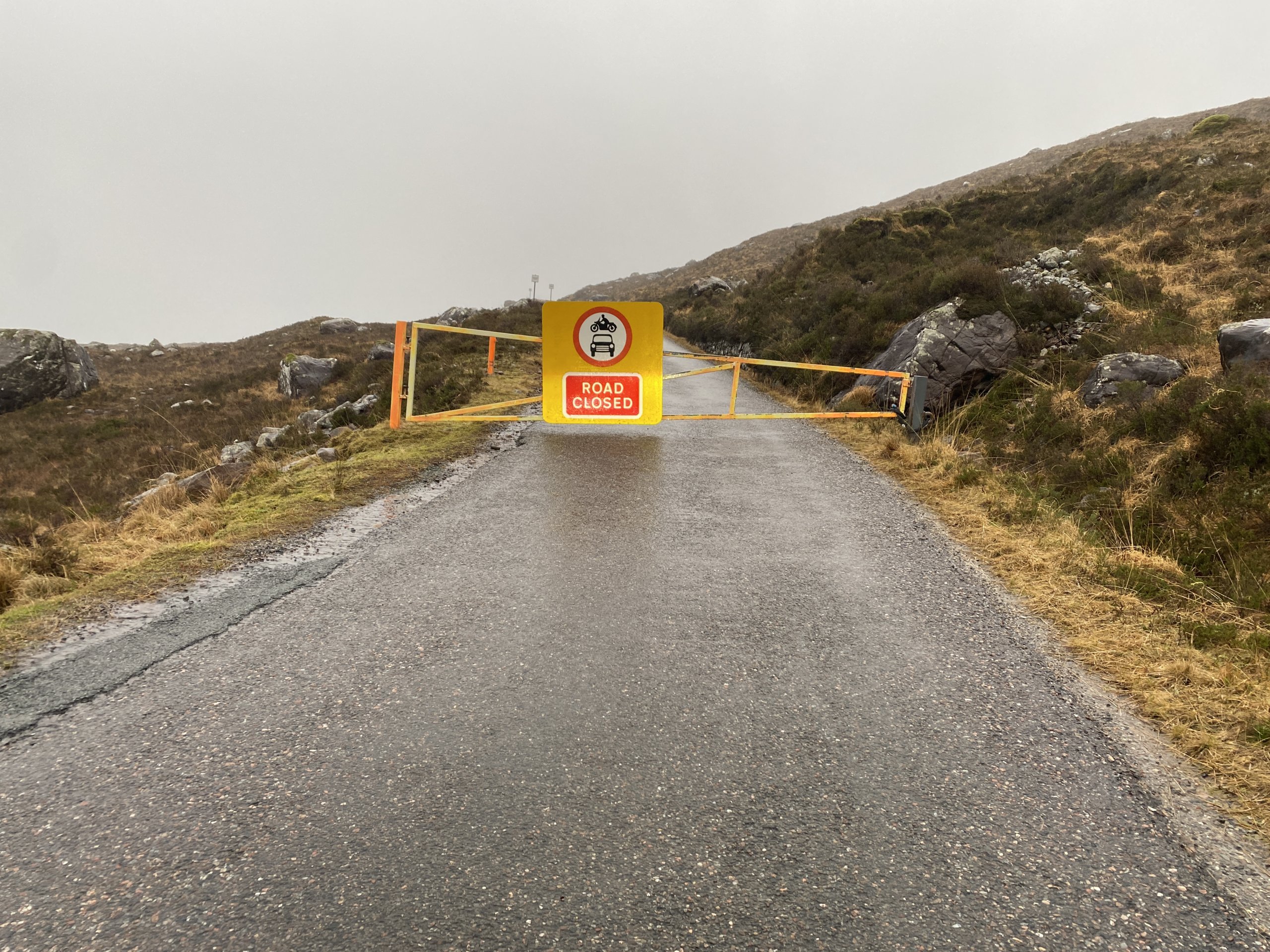 Bealach na Ba road still closed today, but I suspect it has little if any snow left on it.