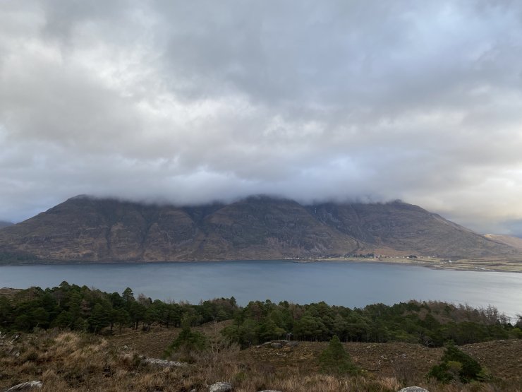 Liathach from across Loch Torridon.