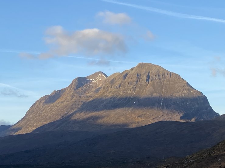 Liathach in the morning light.