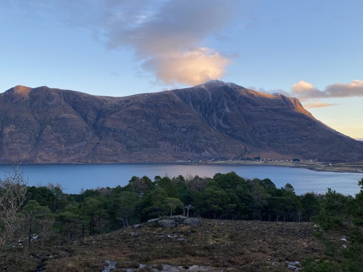 Liathach from across Loch Torridon.