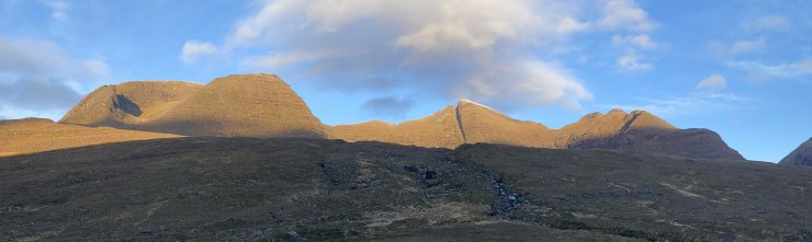 Beinn Alligin from the East.