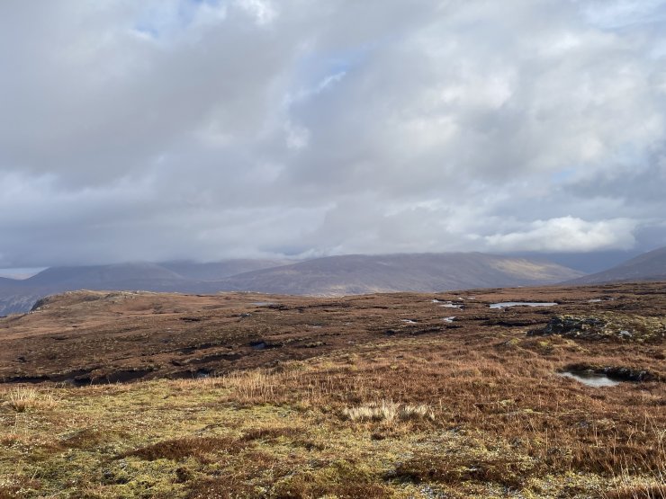 Looking towards the Fannich hills