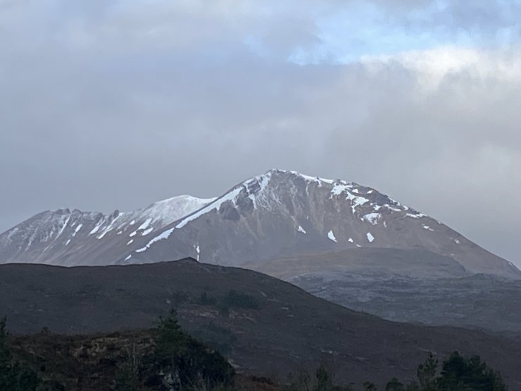 Creag Dhubh this morning.