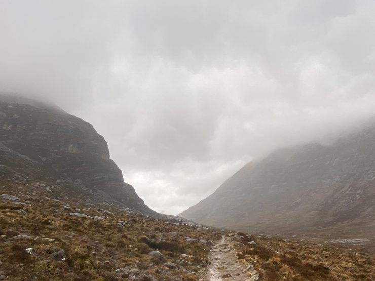 The Coire Dubh Mor path.