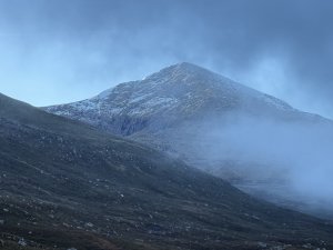 Cloudy inversion conditions in the Fannaichs