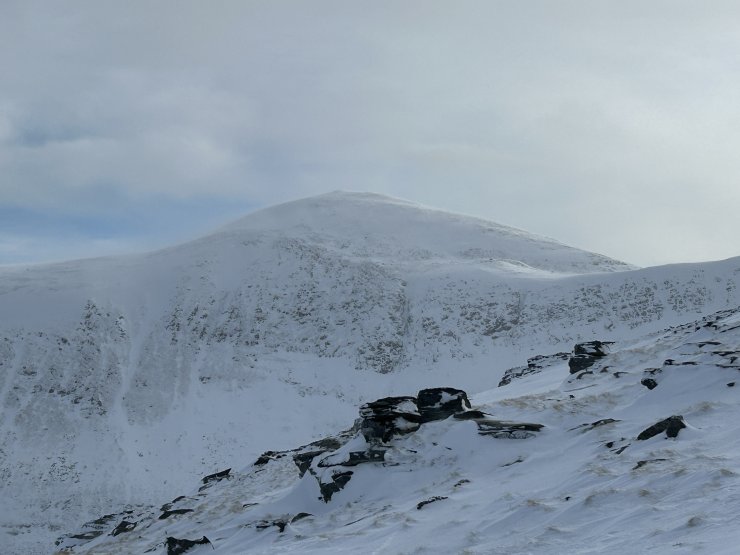 The NW aspect of Beinn Liath Mhor Fannaich