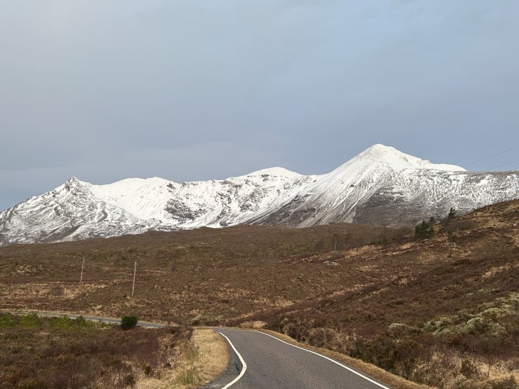 Beinn Eighe from the Torridon road.
