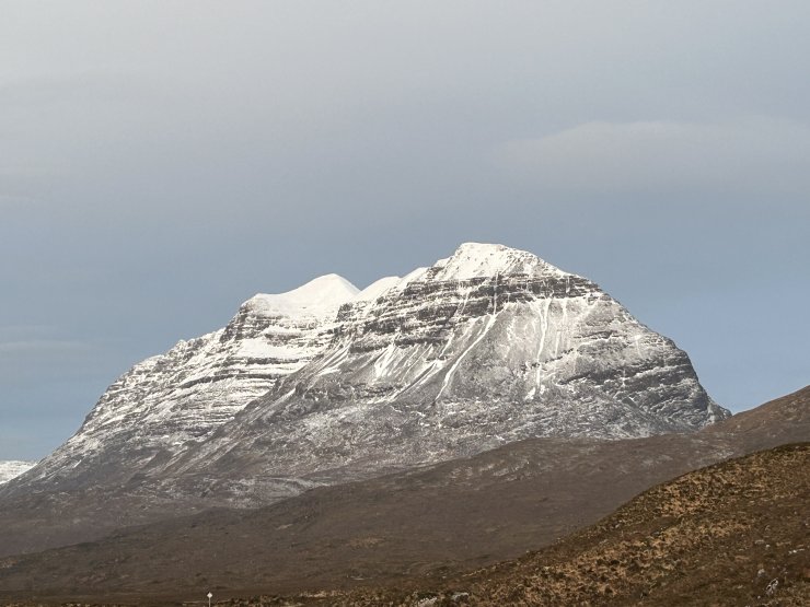 Liathach in the morning light.
