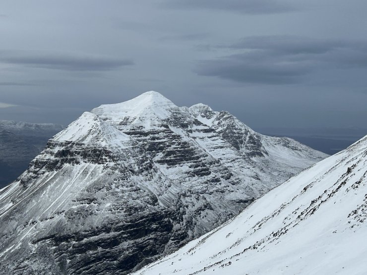 Liathach, with an ominous gloom in the West !