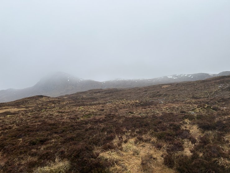 Creag Ghlas Mhor above Lochan Fada.