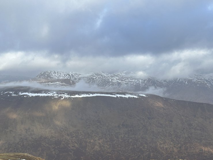 The Fannichs from Fionn Bheinn