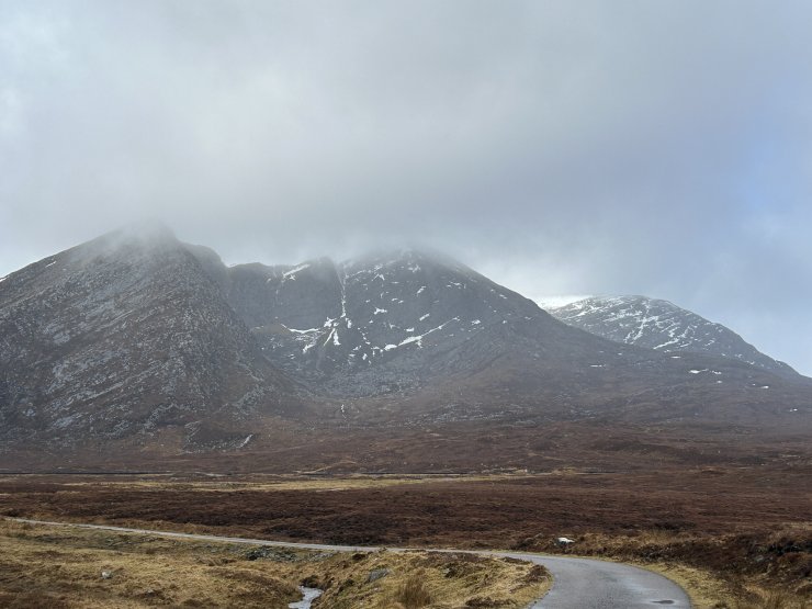 Garbh Choire Mor, with An Coileachan hiding behind.