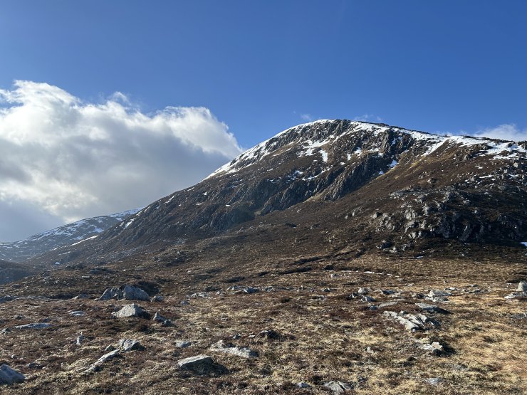 The North east slopes of Beinn Liath Mhor Fannaich.