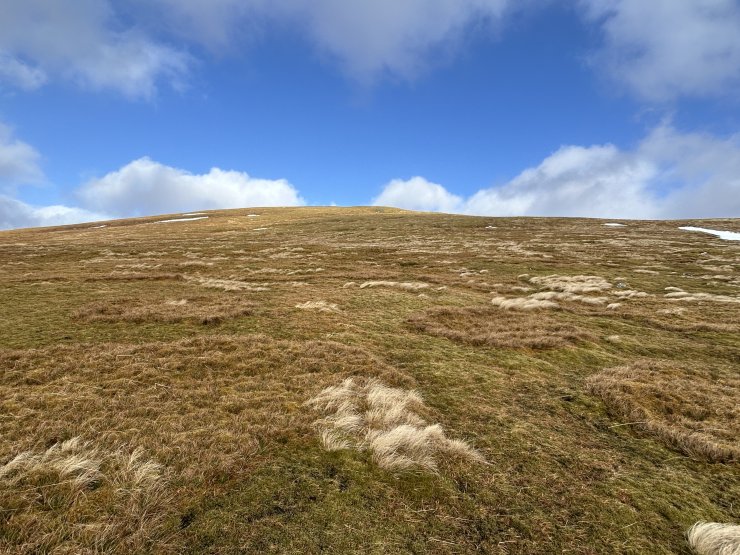 Fionn Beinn Southern summit slopes.
