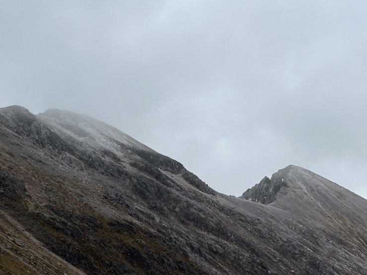 Sgurr Ban to Sgurr nan Fhir Duibhe, and the black carls, Beinn Eighe.
